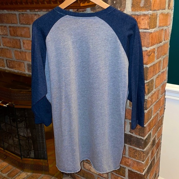 Vintage Cleveland Indians 3/4 Sleeve Retro Baseball Tee X-Large - Picture 2 of 3